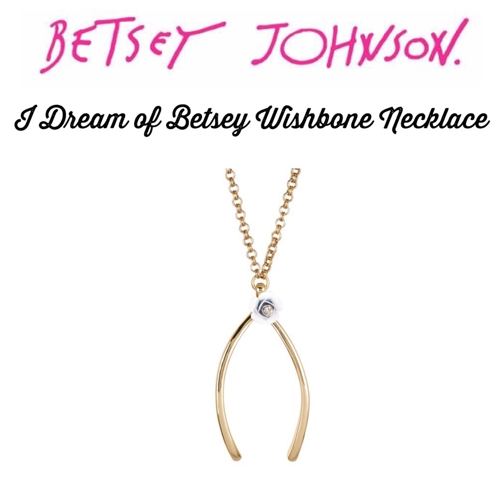 I Dream of Betsey Wishbone Necklace